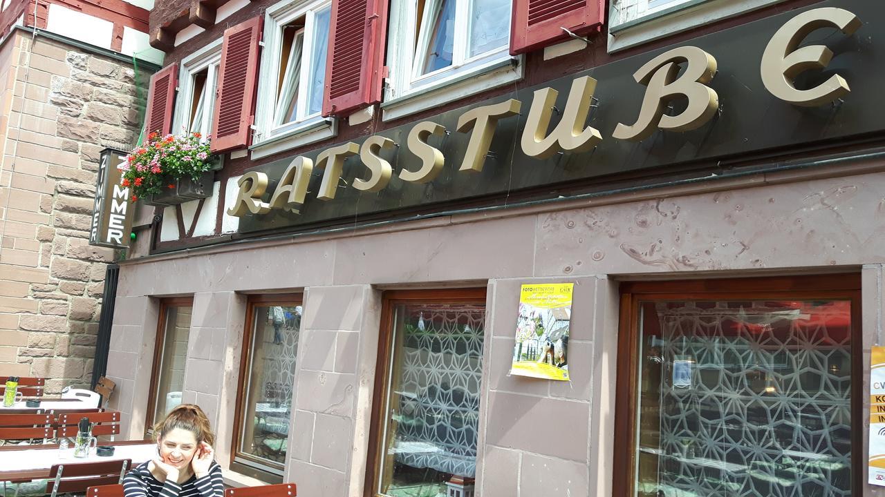 Hotel-Restaurant Ratsstube 卡尔夫 外观 照片