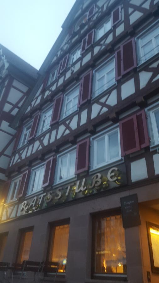 Hotel-Restaurant Ratsstube 卡尔夫 外观 照片