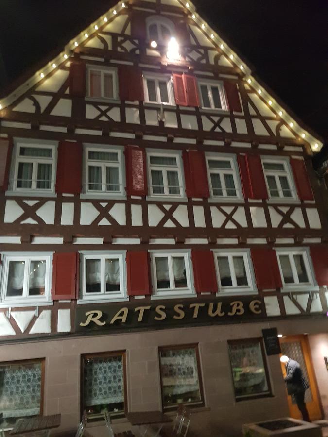 Hotel-Restaurant Ratsstube 卡尔夫 外观 照片